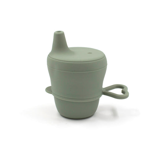 Teal Meal Silicone Sippy Cup | Basil