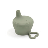 Teal Meal Silicone Sippy Cup | Basil, view 4