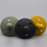 Teal Meal Bibby Silicone Pacifier | Sunshine, view 2
