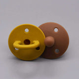 Teal Meal Bibby Silicone Pacifier | Sunshine, view 3