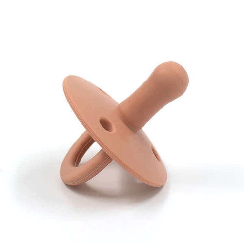 Teal Meal Bibby Silicone Pacifier | Vanilla