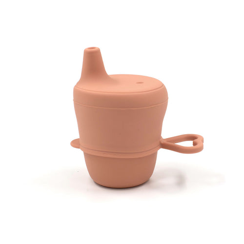 Teal Meal Silicone Sippy Cup | Flamingo