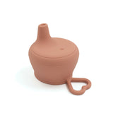 Teal Meal Silicone Sippy Cup | Flamingo, view 3