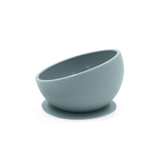 Teal Meal Half Moon Silicone Bowl