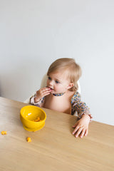 Teal Meal Half Moon Silicone Bowl, view 5