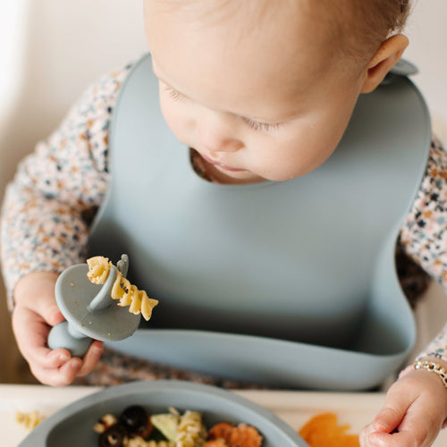 Teal Meal Independent Eating Mealtime Starter Kit • 9-12 months