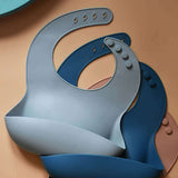 Teal Meal Kids Silicone Bib | Aqua Star, view 5