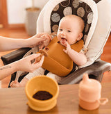 Teal Meal Kids Silicone Bib | Caramel, view 2