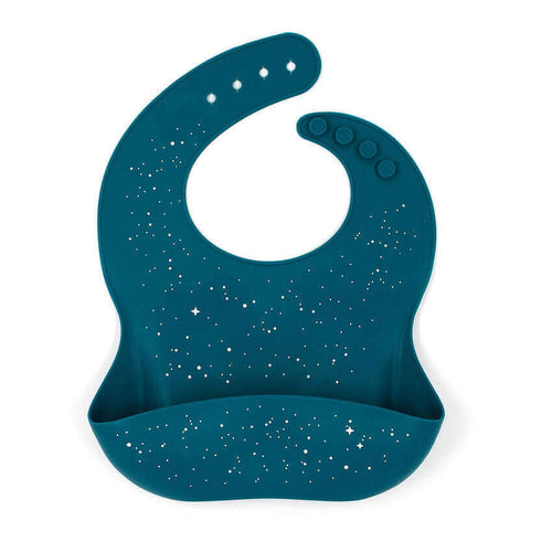 Teal Meal Kids Silicone Bib | Stardust