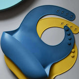 Teal Meal Kids Silicone Bib | Sunshine, view 3