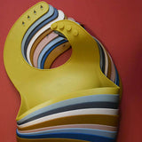 Teal Meal Kids Silicone Bib | Sunshine, view 5