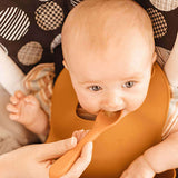 Teal Meal Kids Silicone Bib | Vanilla, view 5