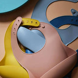 Teal Meal Kids Silicone Bib | Vanilla, view 6