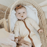 Teal Meal Modern Pacifier 2 pack | Mahogany Rose + Fawn, view 2