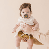 Teal Meal Modern Pacifier 2 pack | Moss + Speckled Almond, view 4