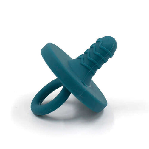 Teal Meal Silicone Teething Pacifier | Aqua Star