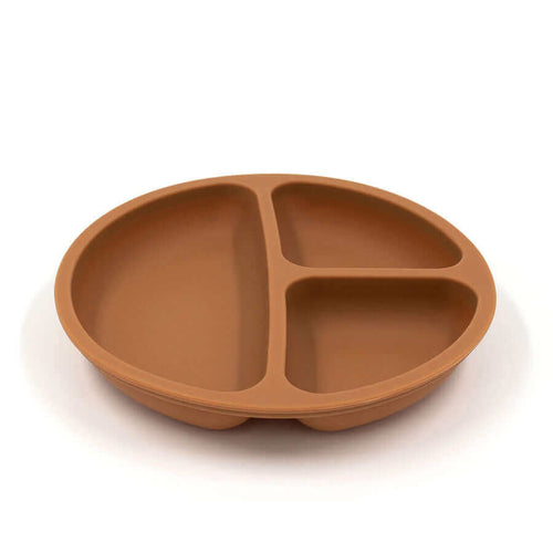 Teal Meal Silicone Divider Plate | Chocolate