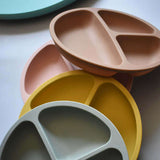 Teal Meal Silicone Divider Plate | Chocolate, view 3