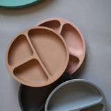 Teal Meal Silicone Divider Plate | Chocolate, view 5