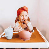 Teal Meal Silicone Hook Bowl | Aqua Star, view 2