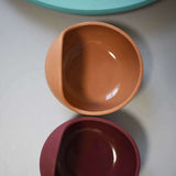 Teal Meal Silicone Hook Bowl | Berry, view 4
