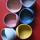 Teal Meal Silicone Hook Bowl | Desert Rose, view 5