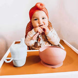 Teal Meal Silicone Hook Bowl | Lavender, view 2