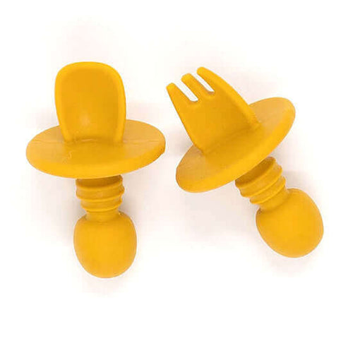 Teal Meal Silicone Mini Utensils (Sunshine)