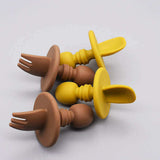 Teal Meal Silicone Mini Utensils (Sunshine), view 3