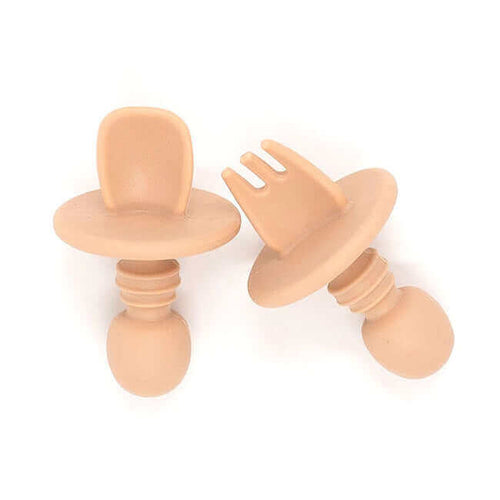 Teal Meal Silicone Mini Utensils (Vanilla)