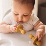 Teal Meal Silicone Mini Utensils (Vanilla), view 2