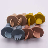 Teal Meal Silicone Mini Utensils (Vanilla), view 4