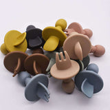 Teal Meal Silicone Mini Utensils (Vanilla), view 5