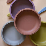 Teal Meal Sun Silicone Plate Set | Butternut Squash, view 6