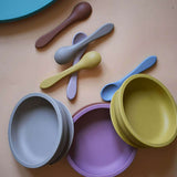 Teal Meal Silicone Sun Plate Set | Mauve, view 5