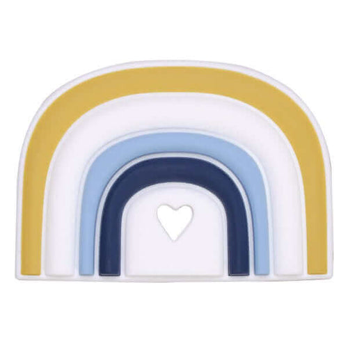 Teal Meal Silicone Teether (Rainbow)