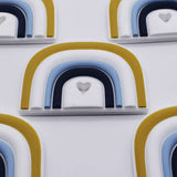 Teal Meal Silicone Teether (Rainbow), view 4