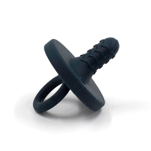 Teal Meal Silicone Teething Pacifier | Navy Blue