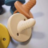 Teal Meal Silicone Teething Pacifier | Butternut squash, view 3