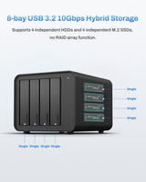 TerraMaster D8 Hybrid 2, view 3