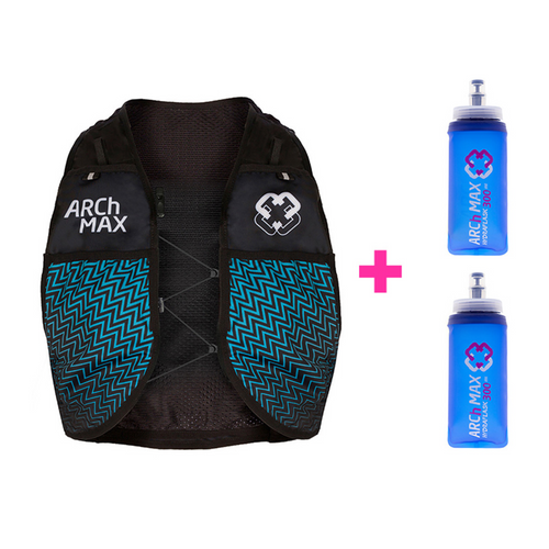 The Feed ARCh MAX Hydration Vest 2.5L w/ Soft Flasks