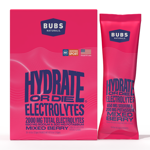 The Feed BUBS Naturals Hydrate or Die Electrolytes
