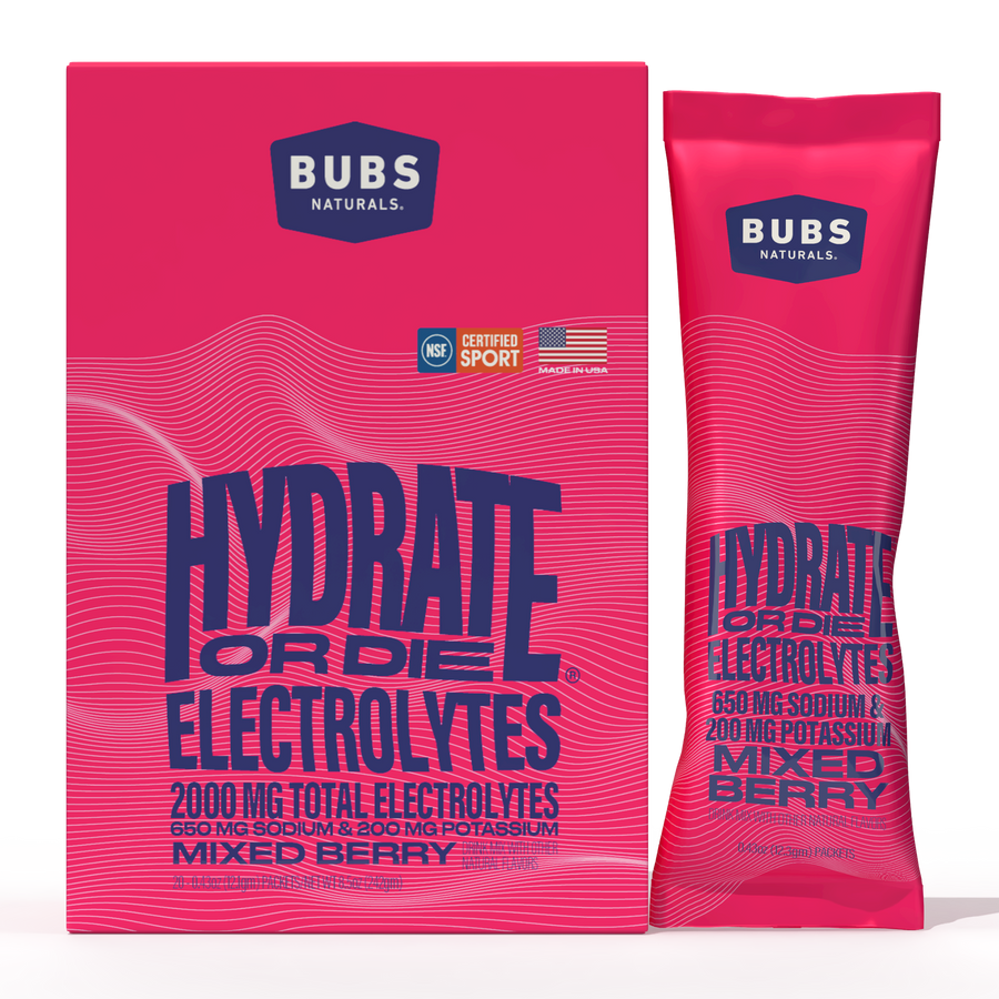 The Feed BUBS Naturals Hydrate or Die Electrolytes