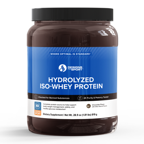 The Feed Designs for Sport Hydrolyzed Iso-Whey Protein