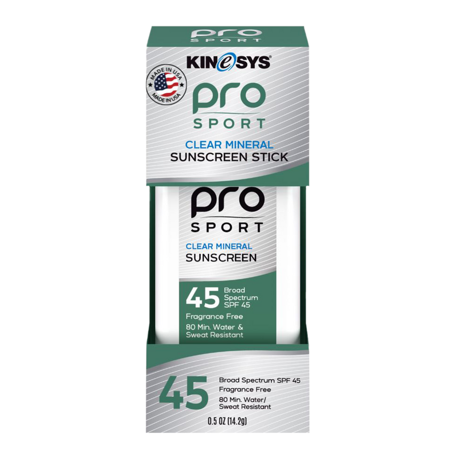 The Feed Kinesys SPF45 Pro Sport Clear Mineral Sunscreen Stick