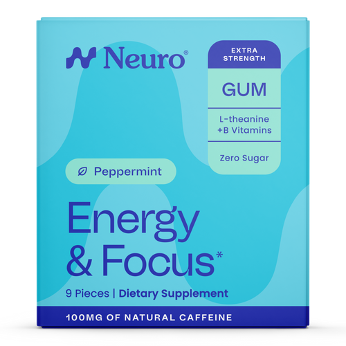 The Feed Neuro Gum Extra Strength Energy & Focus