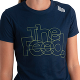 The Feed Womens Pressio Perform SS Top, view 4
