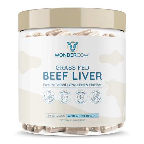 The Feed WonderCow Grass Fed Beef Liver Capsules