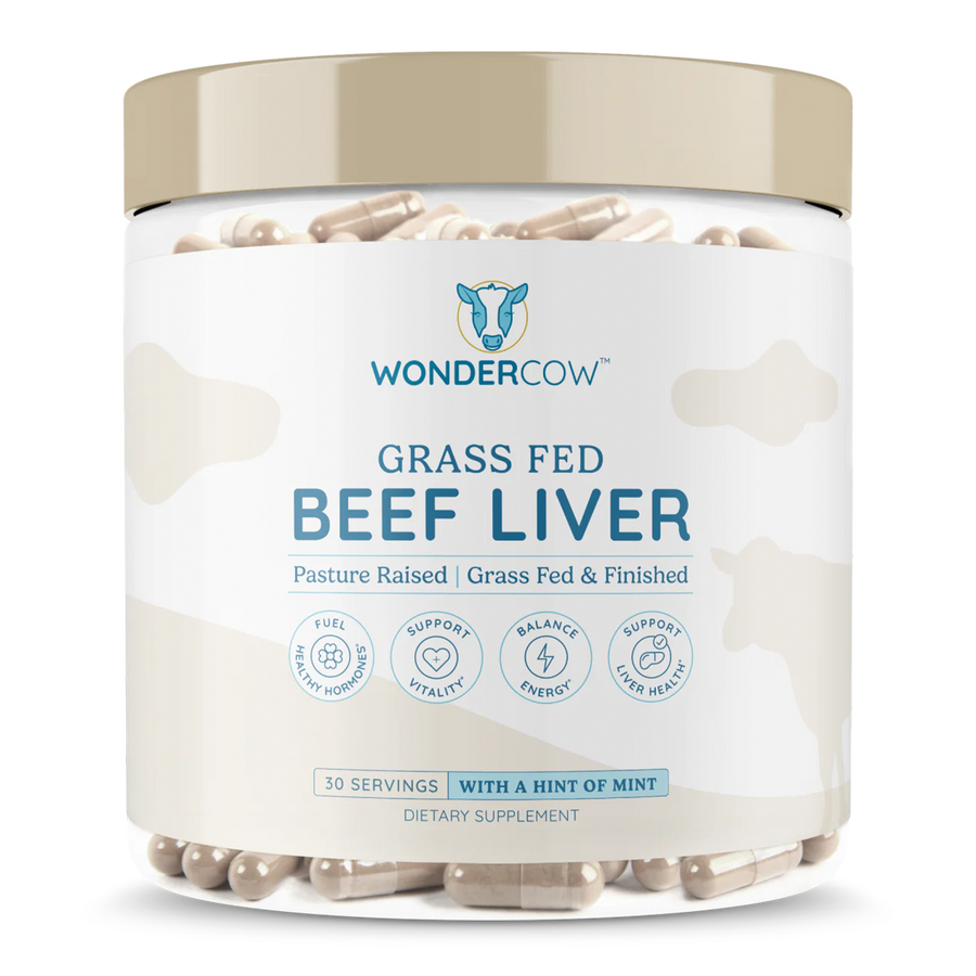 The Feed WonderCow Grass Fed Beef Liver Capsules