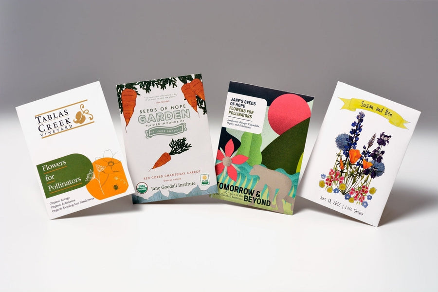 The Living Seed Company Custom White Label Seed Packets